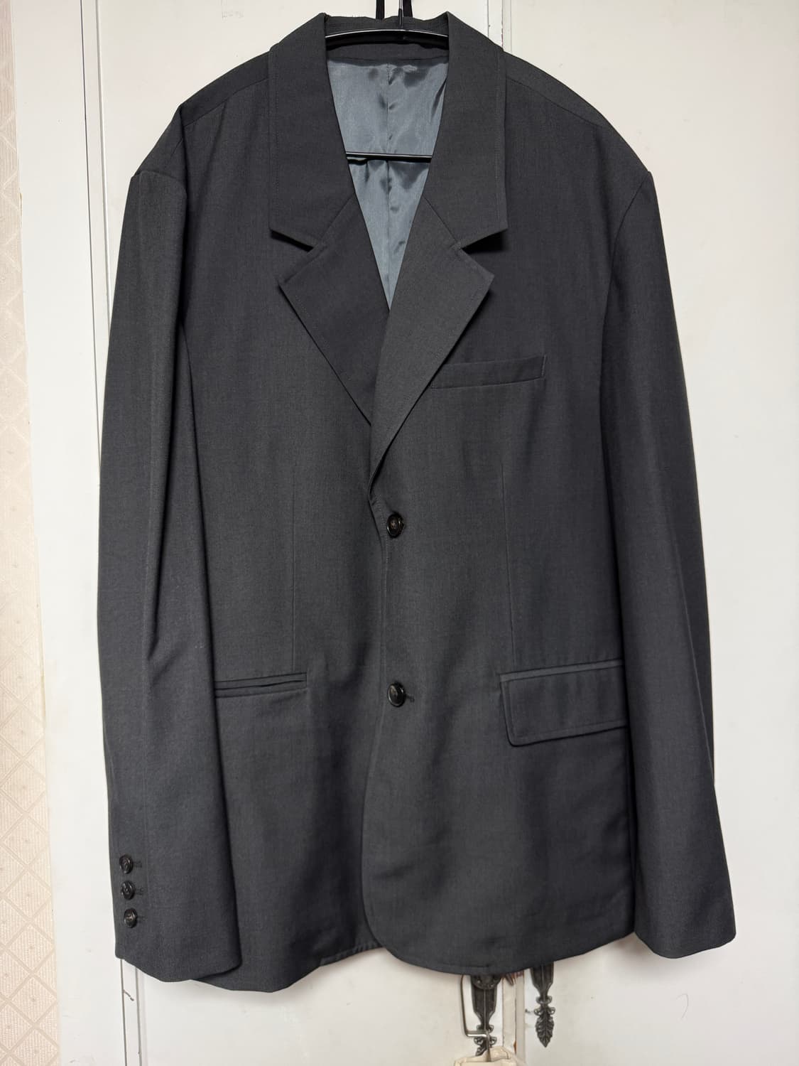 오엑스스튜디오 르메르맛 노치드카라 블레이저 그라파이트 46 상품이미지4