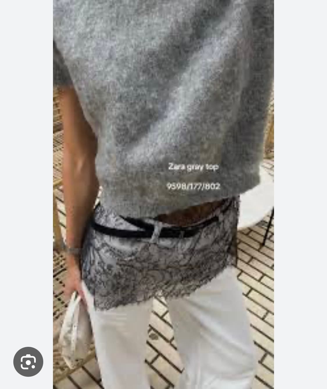 그레이 반팔 니트 상품이미지8