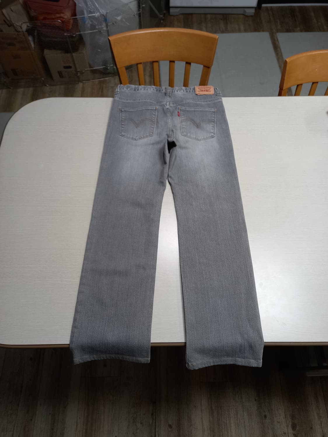 30 리바이스 레드탭 Kor 워싱 스판 일자진 그레이 30-234 상품이미지2