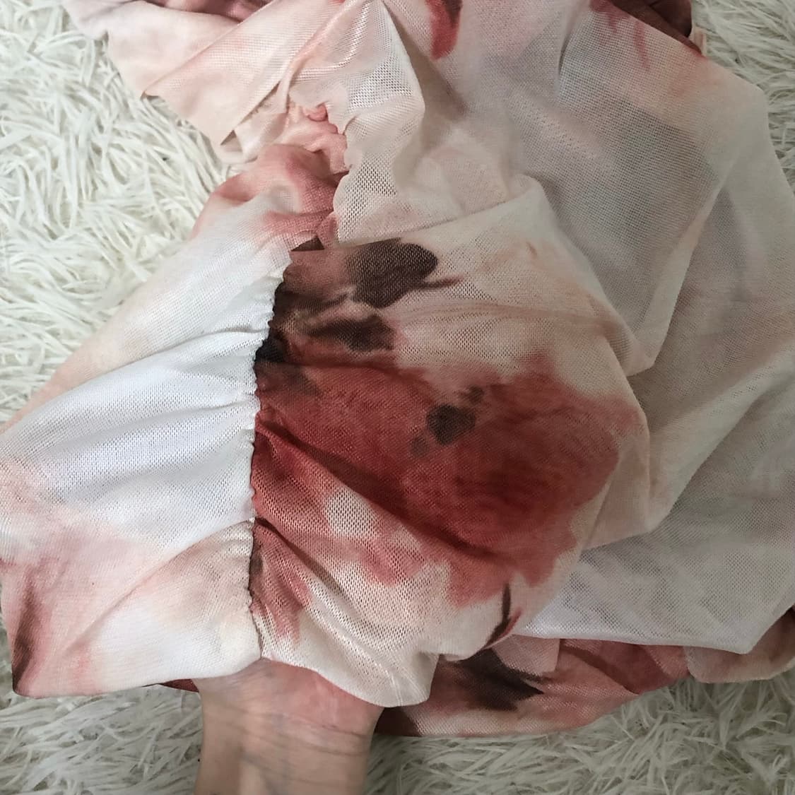 피아오량 one shoulder tint shirring top 상품이미지9