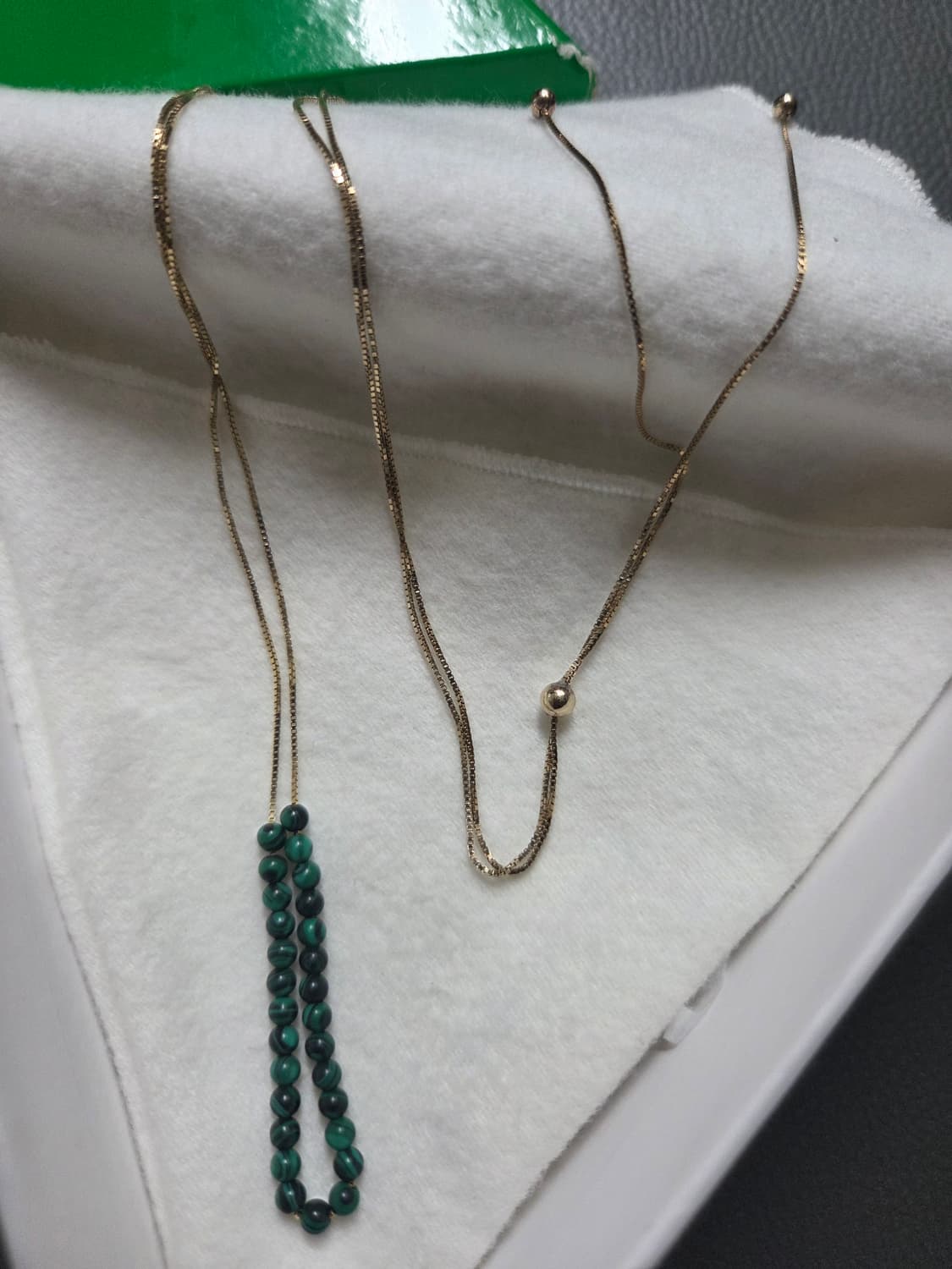 보테가 베네타 말라카이트 구슬 목걸이 상품이미지2