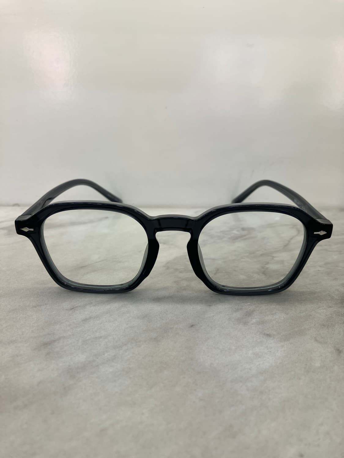 B54 딥그레이 웰링턴 뿔테 안경8650 상품이미지6