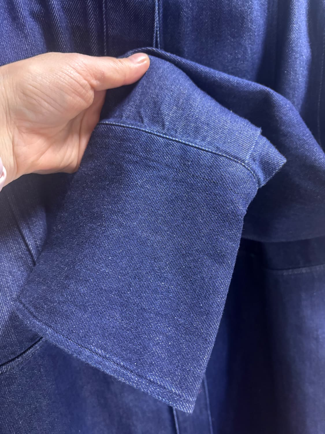 아르켓 데님 다크블루 셔츠 상품이미지5