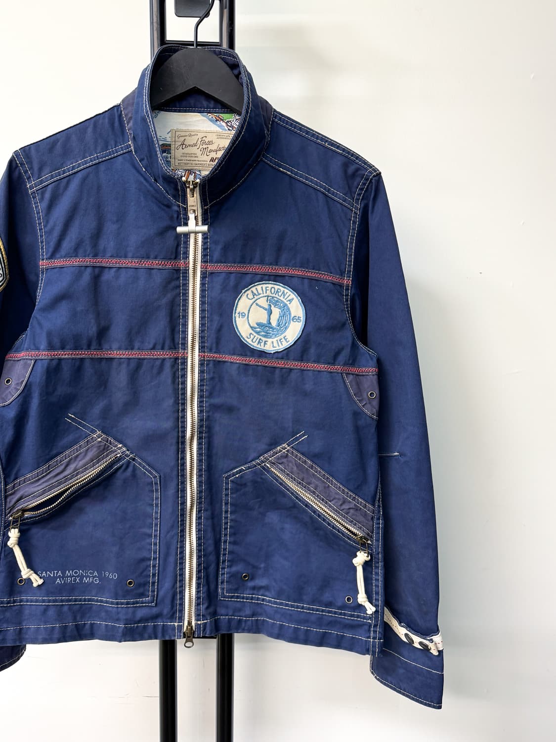 아비렉스 캘리포니아 서프 집업 자켓 상품이미지2