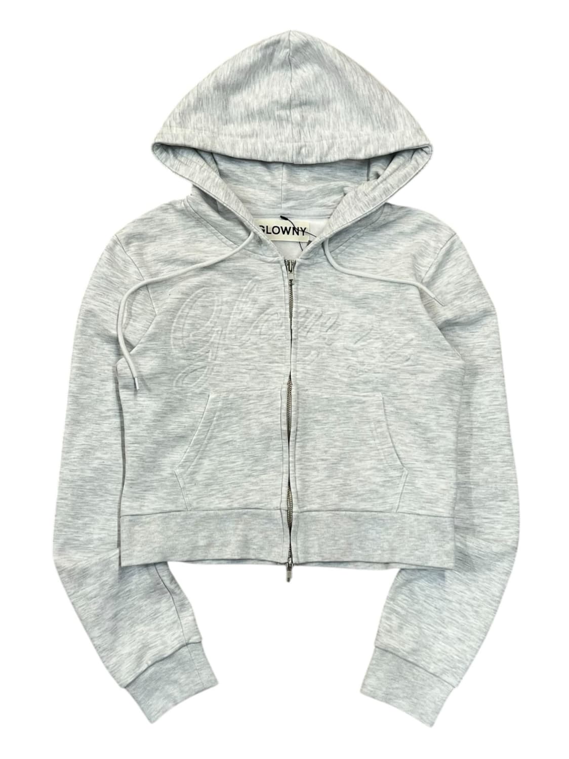 글로니 조단 투웨이 크롭 후드집업 그레이 #csz2032 상품이미지3