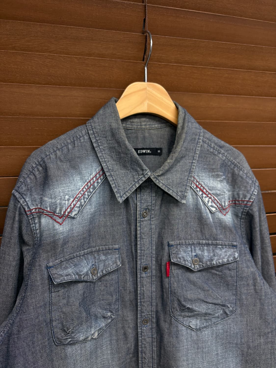 에드윈 웨스턴 데님 셔츠 상품이미지3