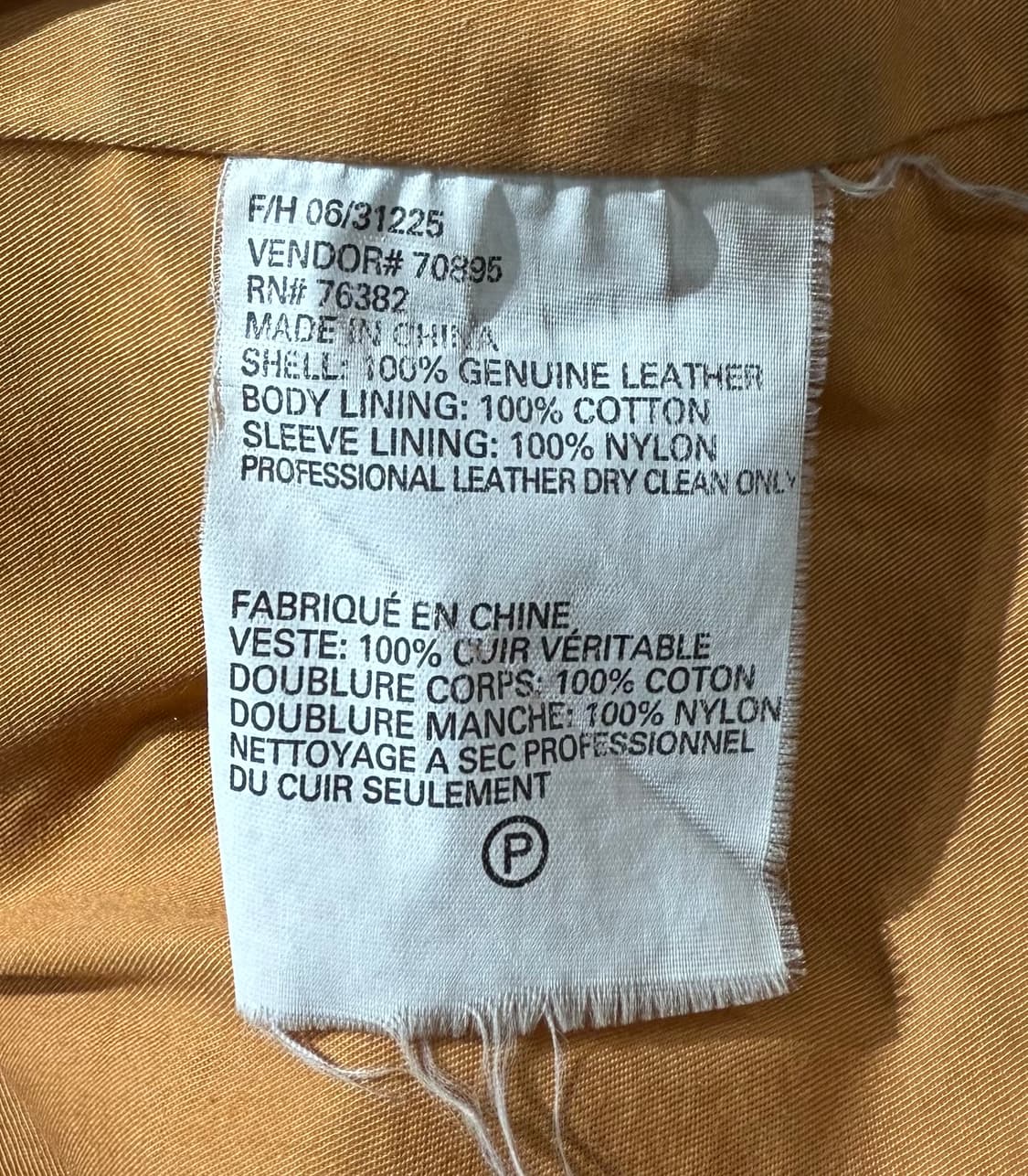 팀버랜드 90‘s 카우하이드 레더 자켓 상품이미지5