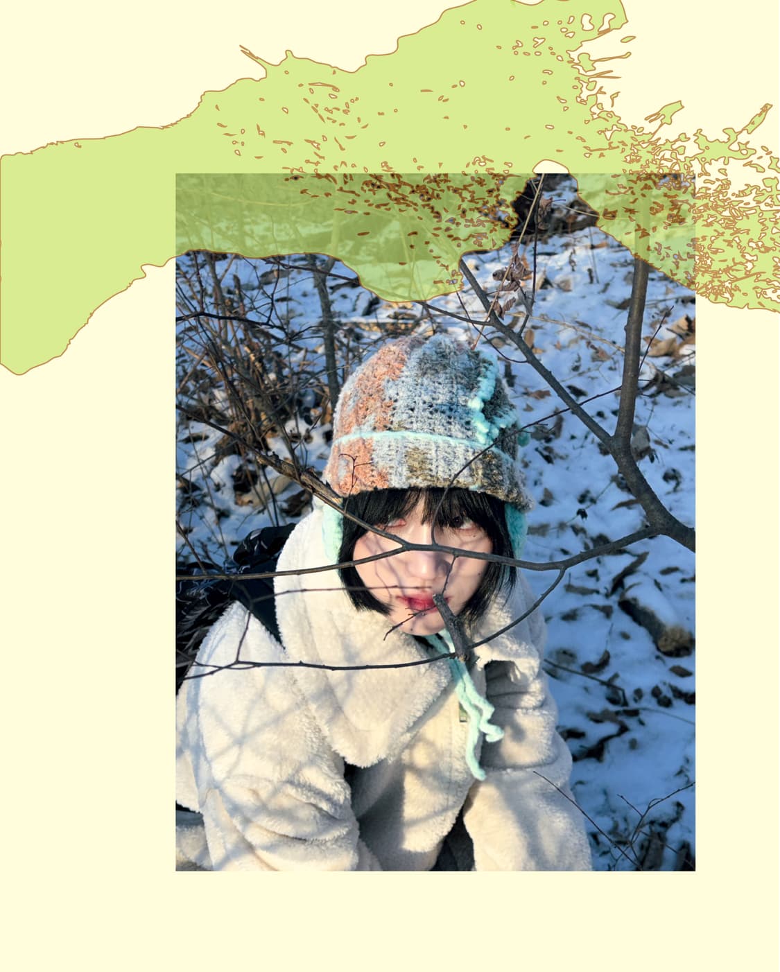 Moss mint earflap 상품이미지2