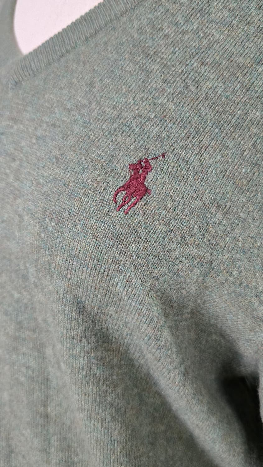 폴로랄프로렌 브이넥니트 세이지그린 상품이미지4