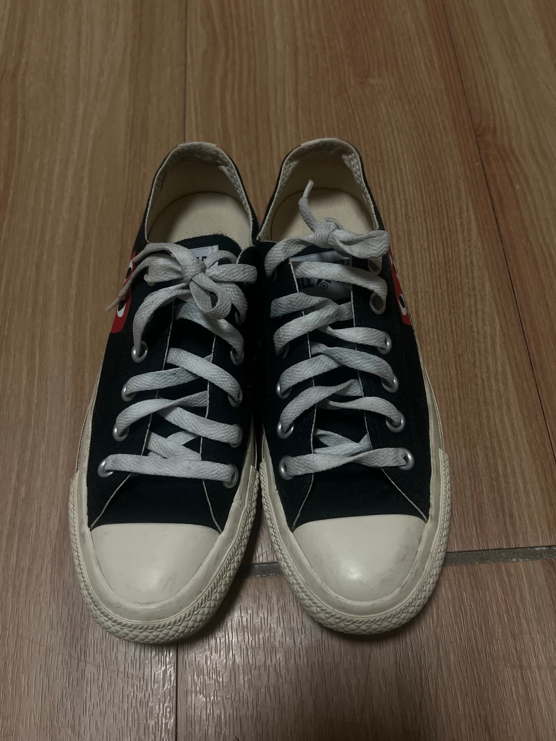 꼼데가르송 컨버스 블랙 스니커즈 상품이미지2