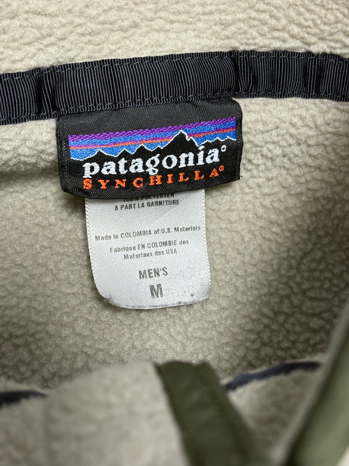 00s 파타고니아 신칠라 아이보리 그린 상품이미지3