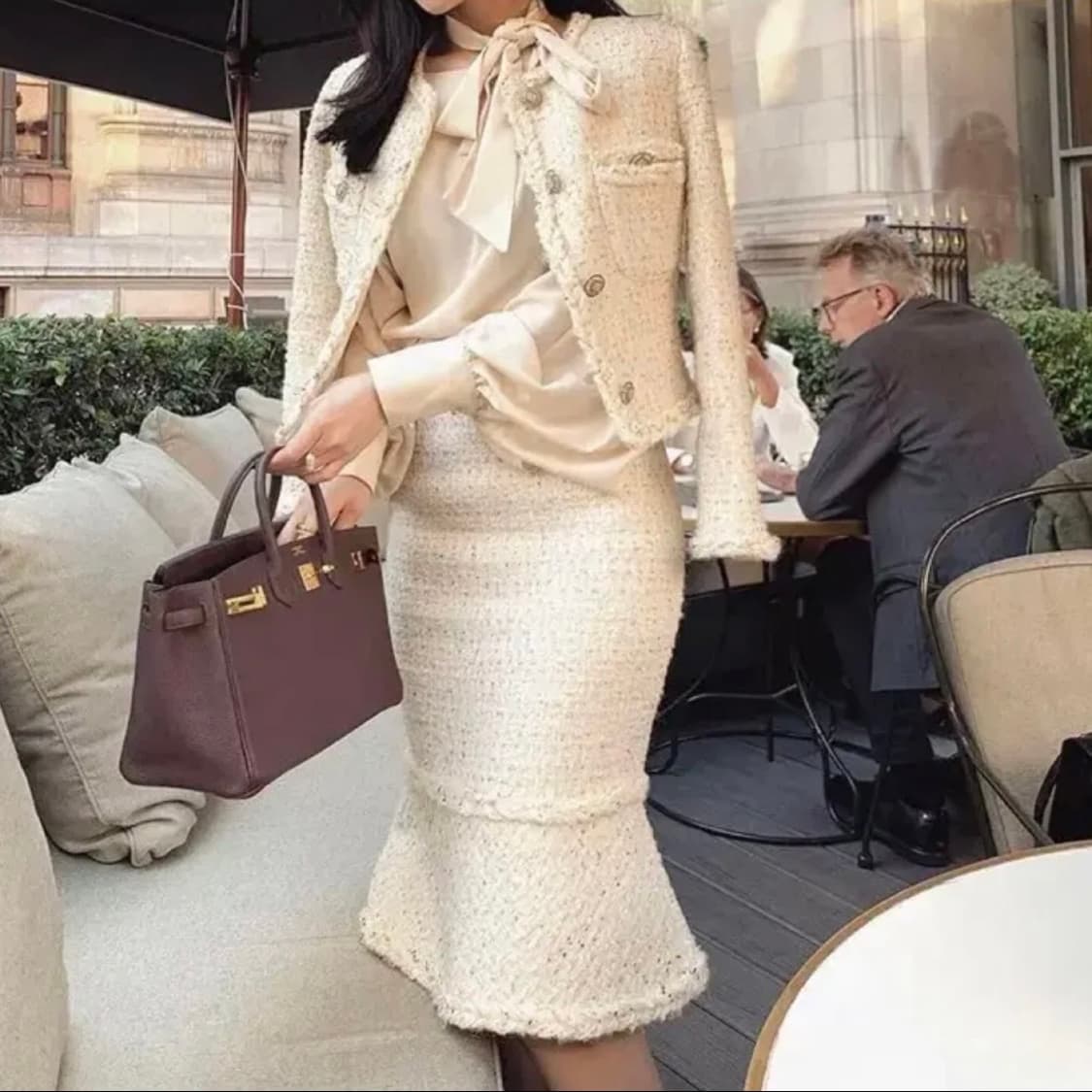 더로랑 트위드 자켓 S 새상품급 상품이미지2