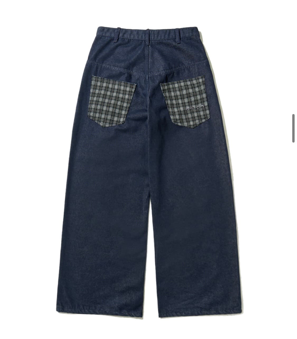 스컬리웩 포인트 체크 논페이드 데님 팬츠 [인디고] 상품이미지3