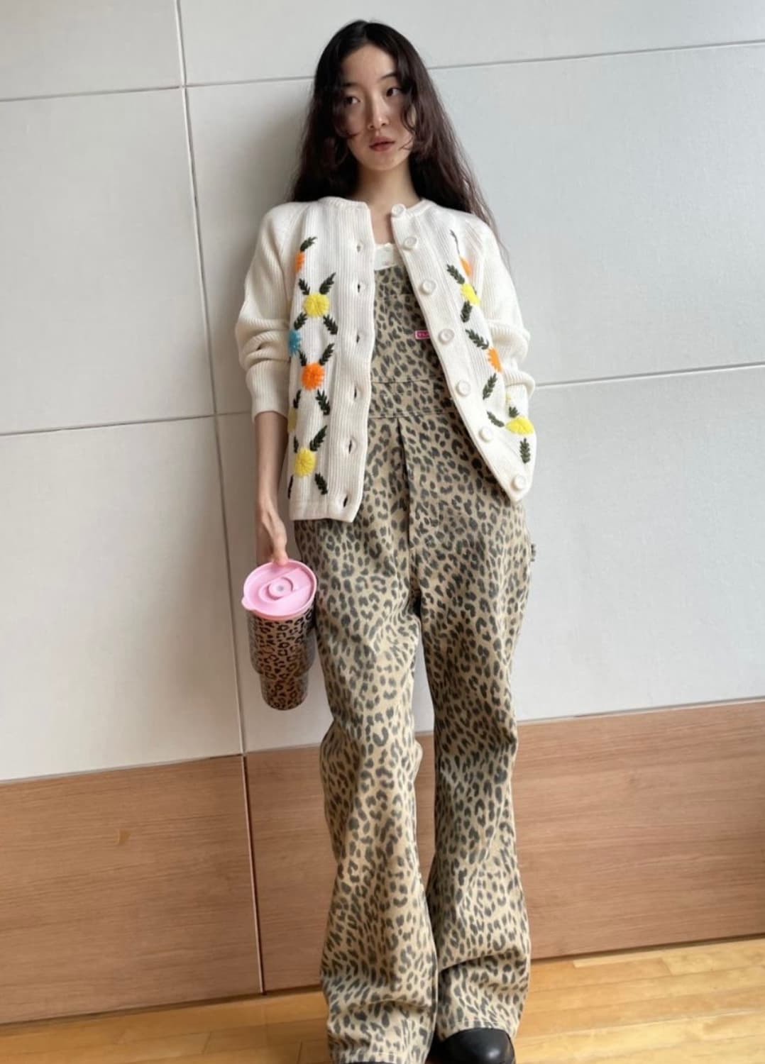 TLC 더러브컴즈 레오파드 오버롤 상품이미지1