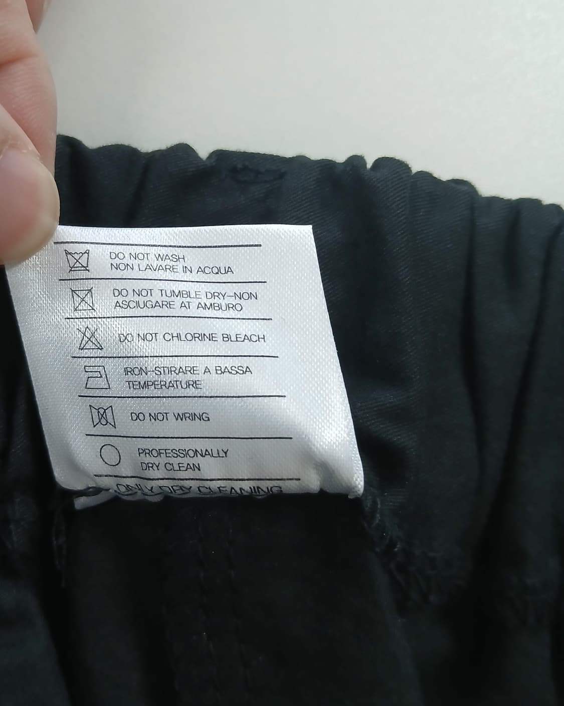 블랙 와이드 카고 팬츠 상품이미지8