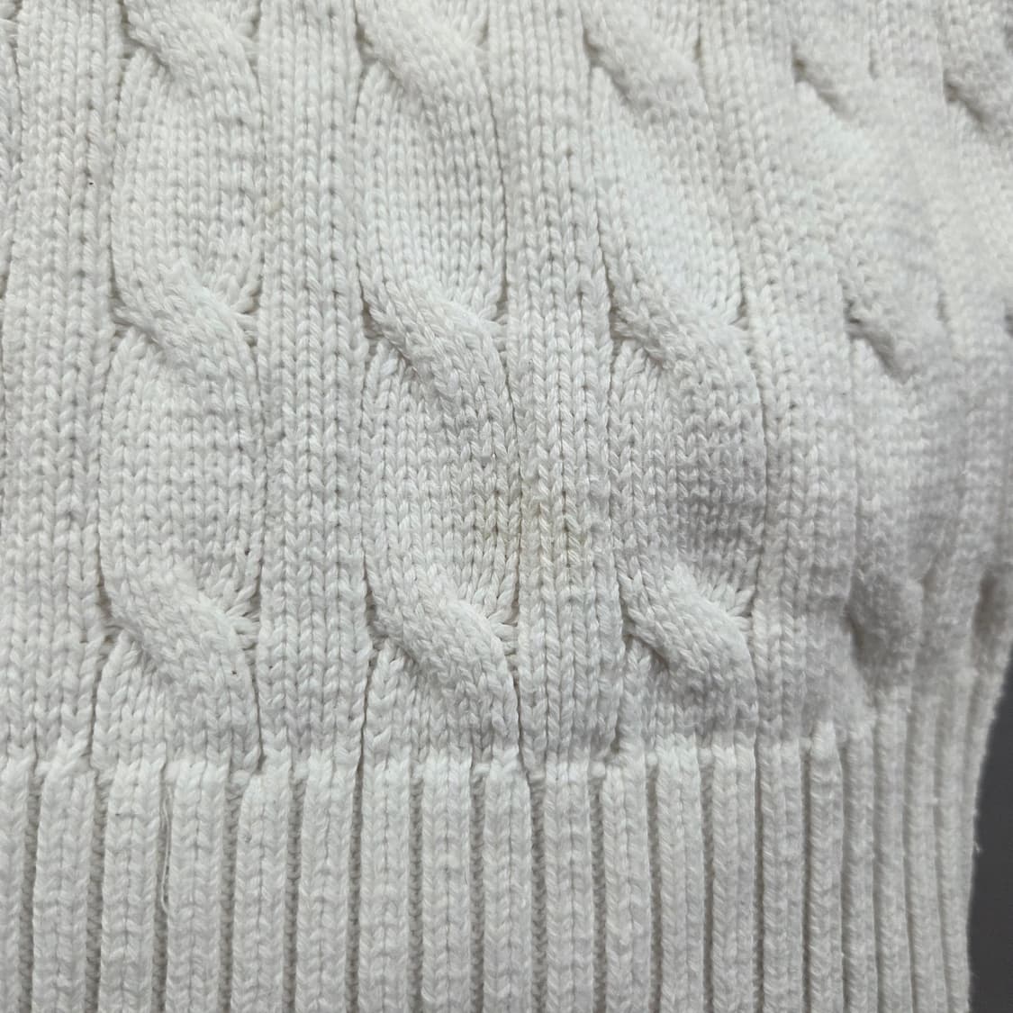 폴로랄프로렌 키즈 케이블 니트 화이트 5 상품이미지7