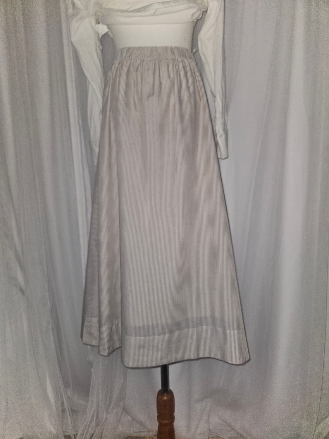 rope picnic 빈티지 보늬밤 스트라이프 버튼 롱스커트 상품이미지3