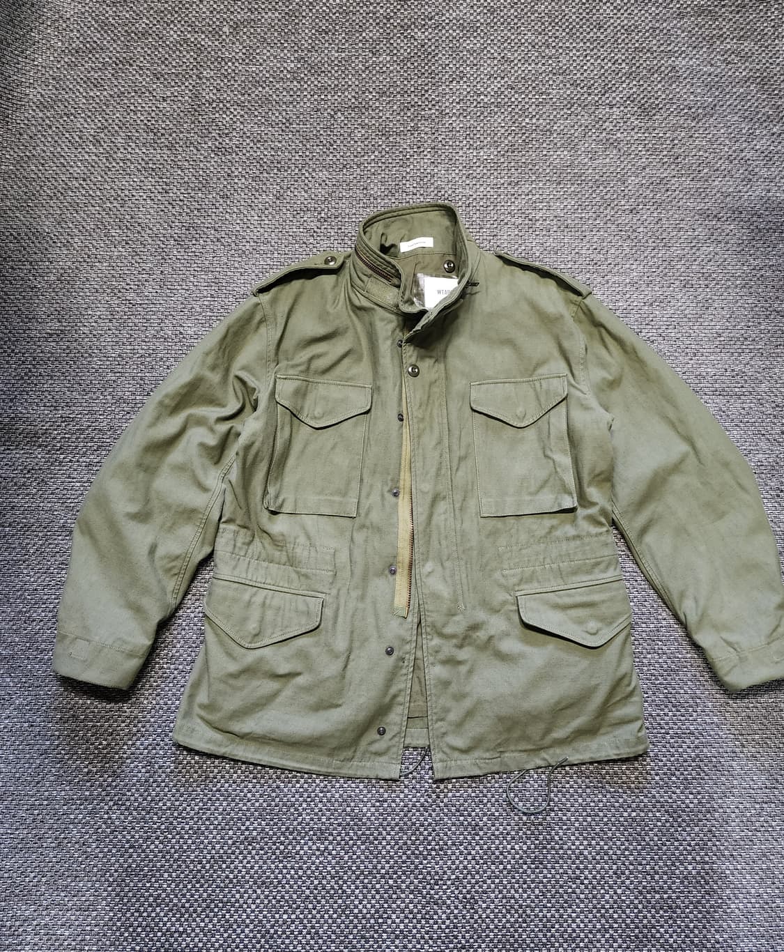 더블탭스 야상 M65 필드 자켓 카키  2사이즈  상품이미지1