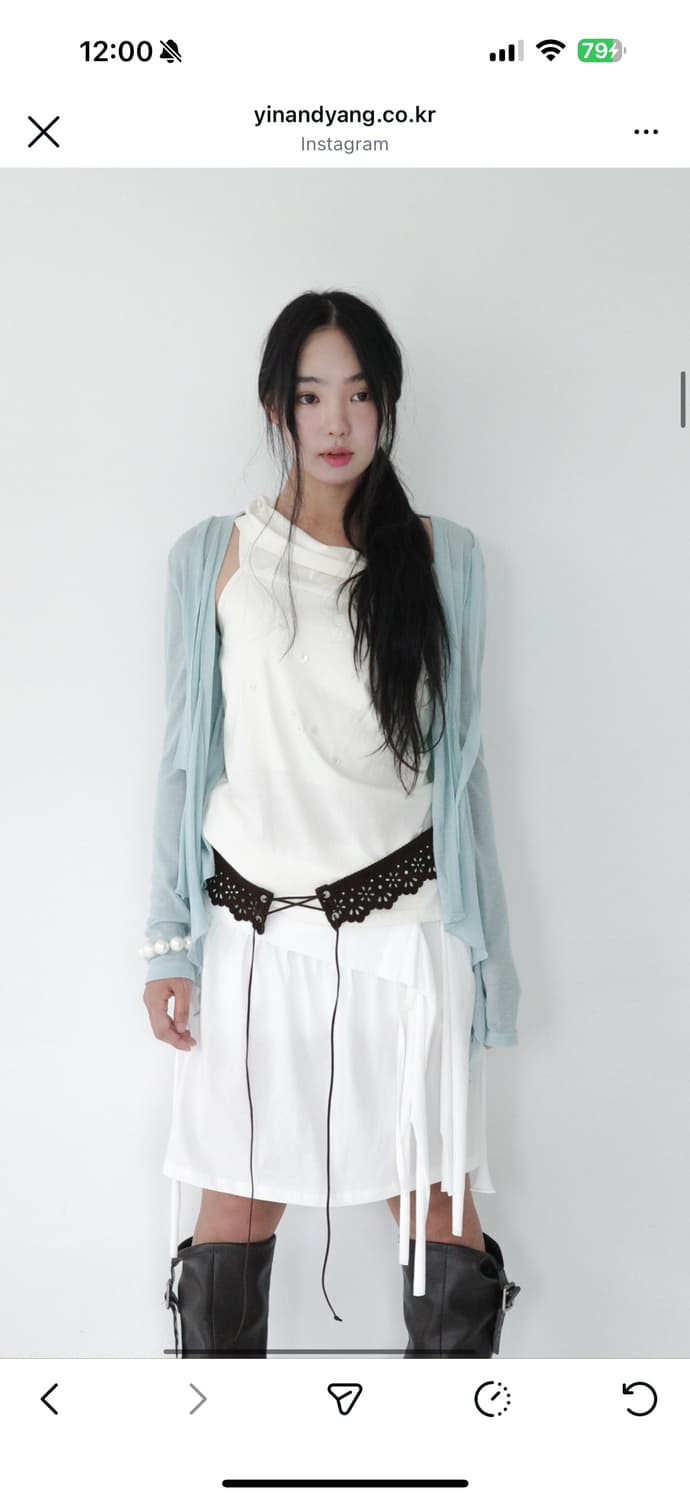 인앤양인하모니 Knot top, vanilla 상품이미지3