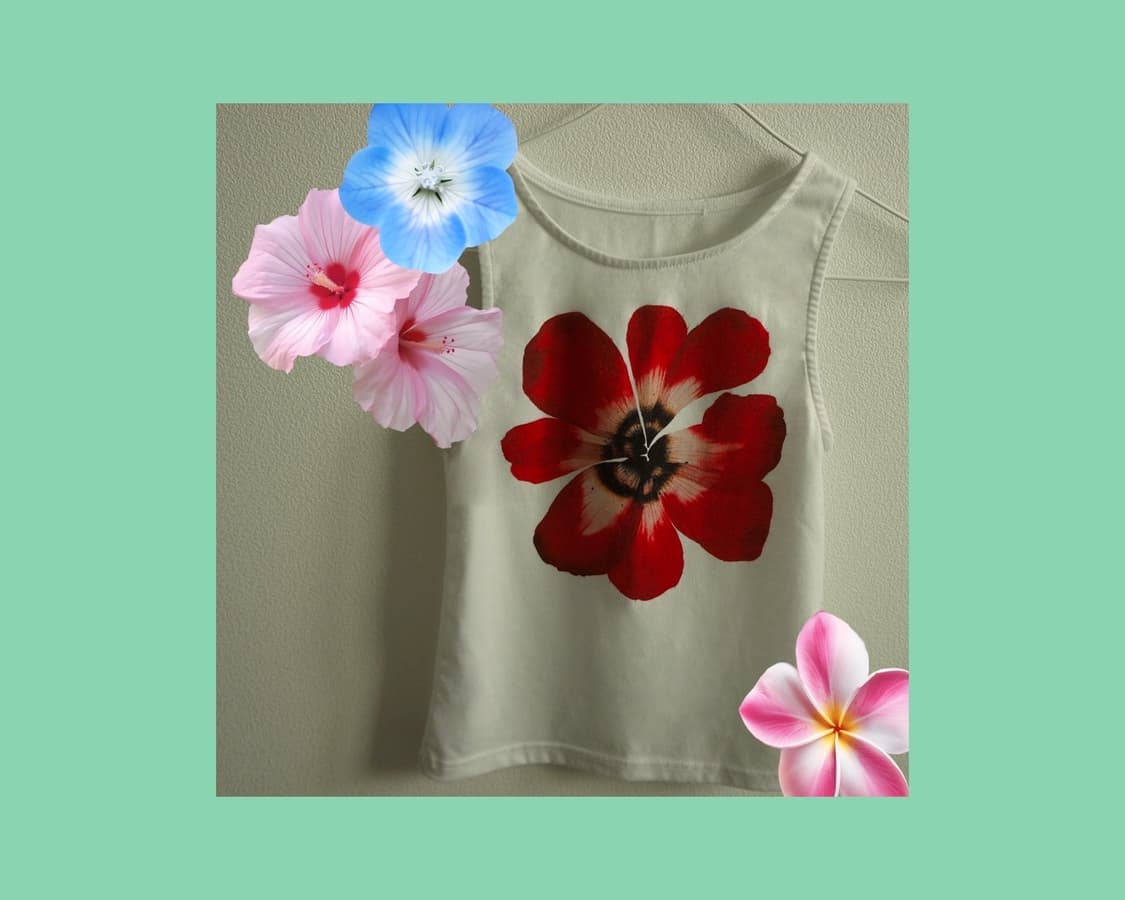 하와이안 플라워 슬리브리스 hawaii flower sleeveless 상품이미지1
