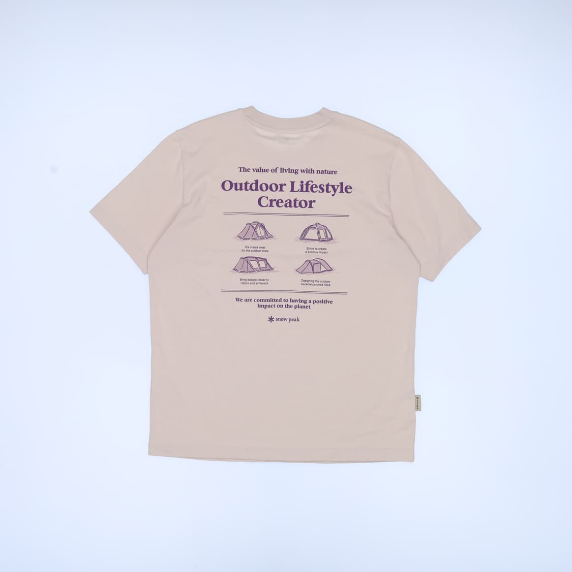 95 스노우피크 백로고 반팔 티셔츠 0407M 상품이미지2