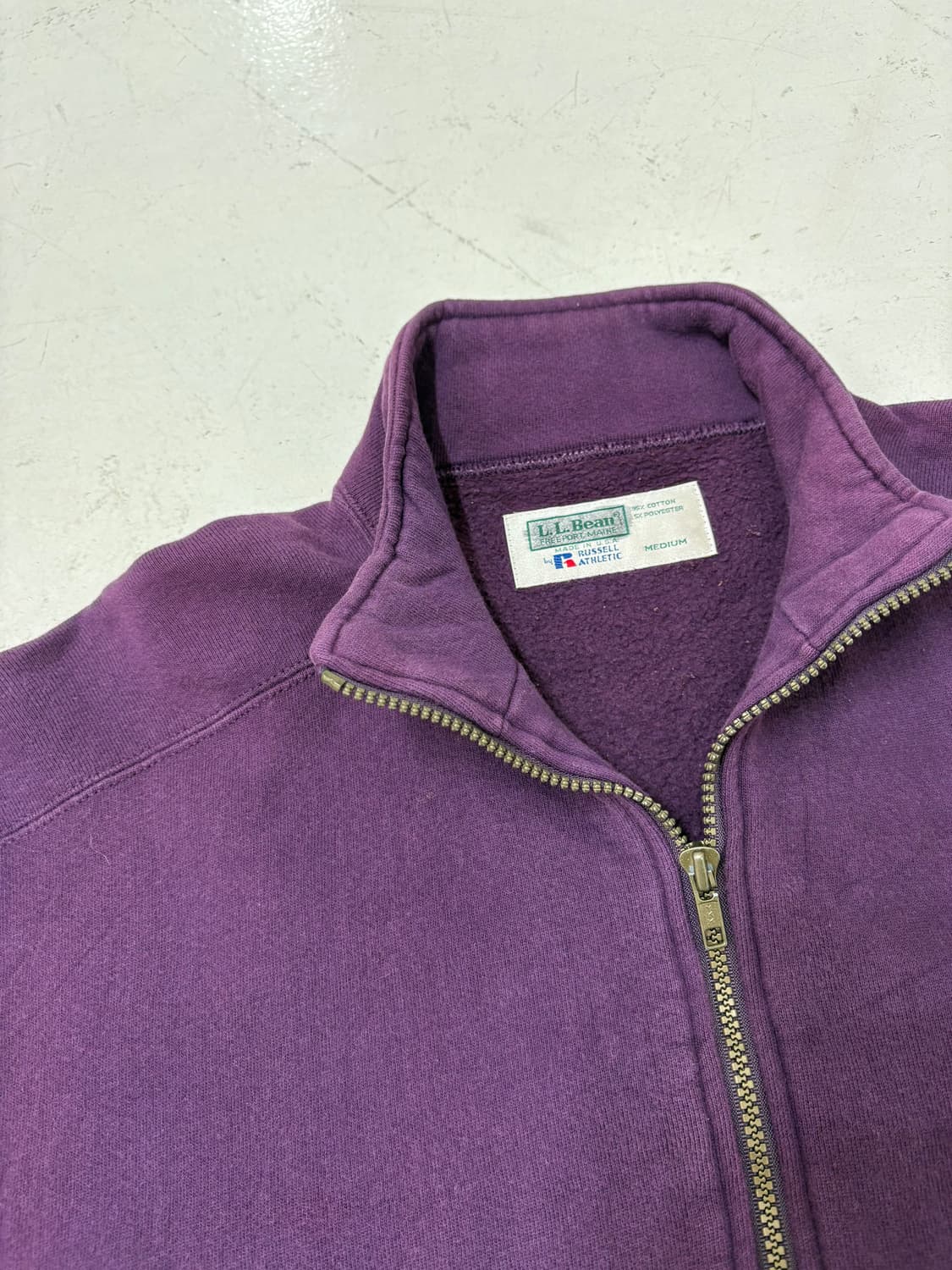 90’s LL Bean by Russell zip up Sweat  상품이미지4