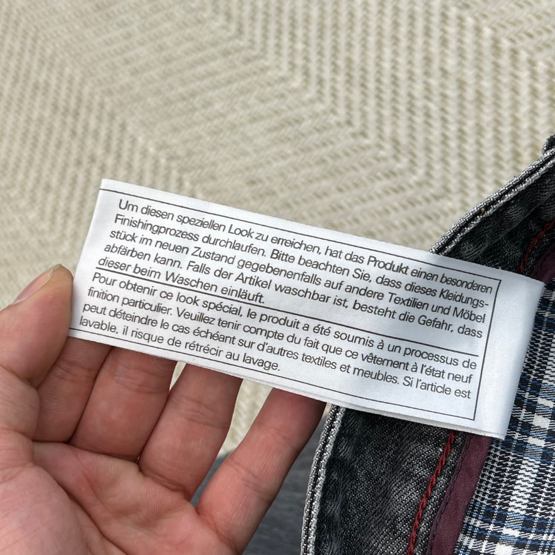 휴고보스 흑청 데님 팬츠 r3461 상품이미지7