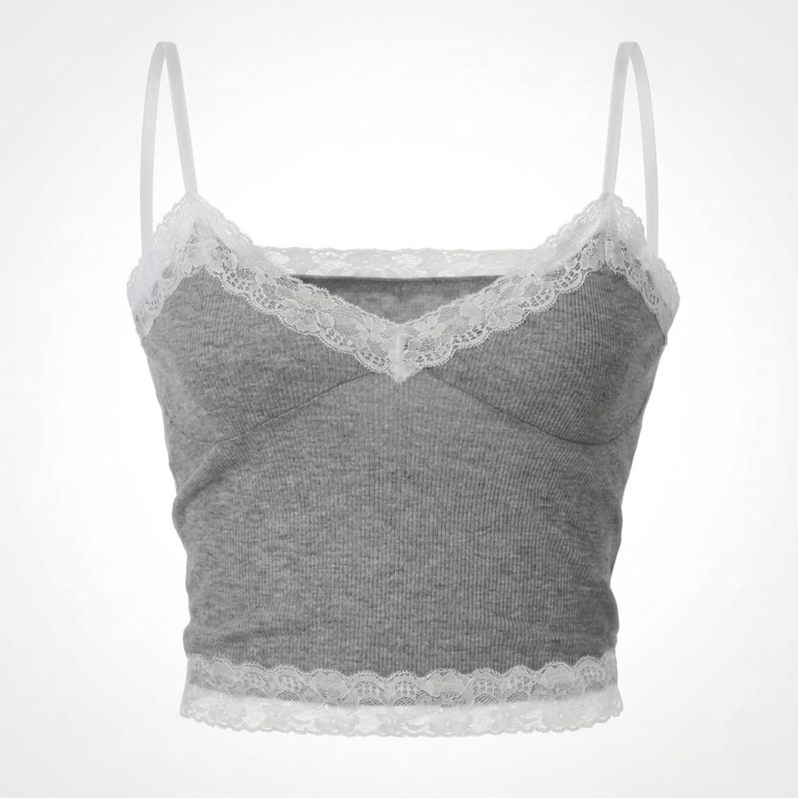 일괄가격 Threetimes 쓰리타임즈 레이스 골지 브라렛 상품이미지1