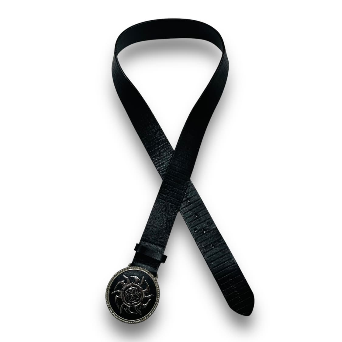 락시크 VAMPIRM 트라이벌 빅 버클 가죽 벨트 상품이미지3