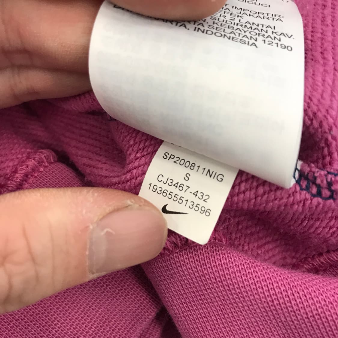 나이키 드라이핏 겟플리스 크롭하프집업 [여성S] 상품이미지7