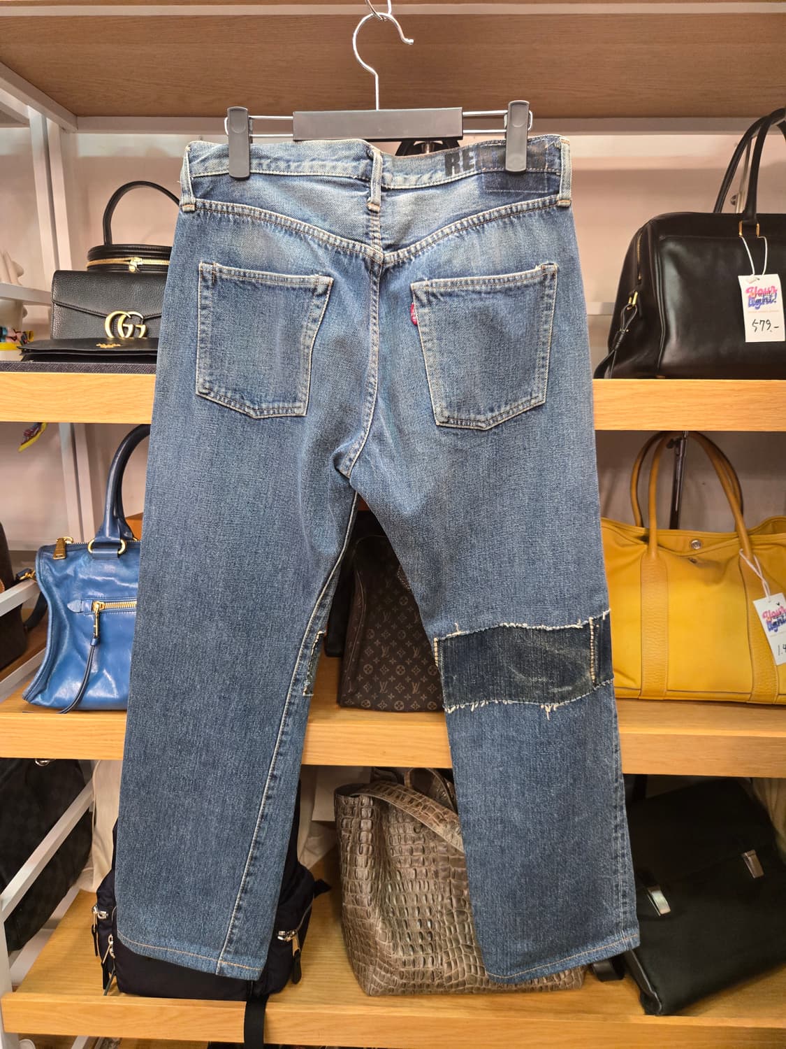 패치워크 데님 팬츠 상품이미지2