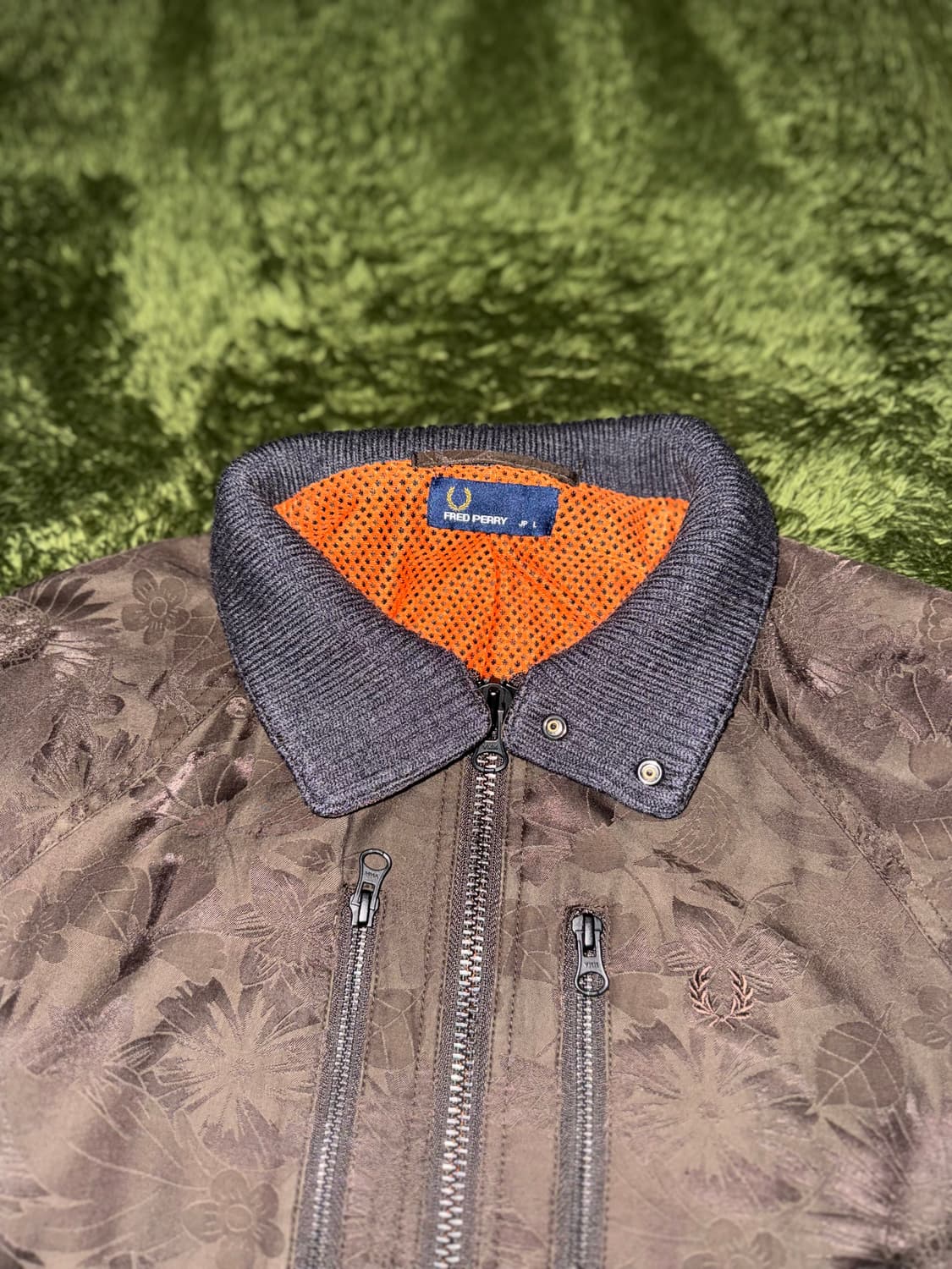 [L] 프레드페리 재팬 익스클루시브 플로랄 멀티 포켓 필드 자켓 상품이미지3