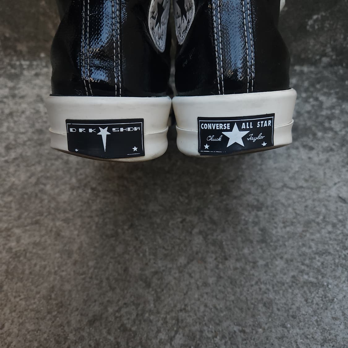 [260] 컨버스 x 다크쉐도우 터보다크 척 70 하이 블랙 래커드 데님 상품이미지9