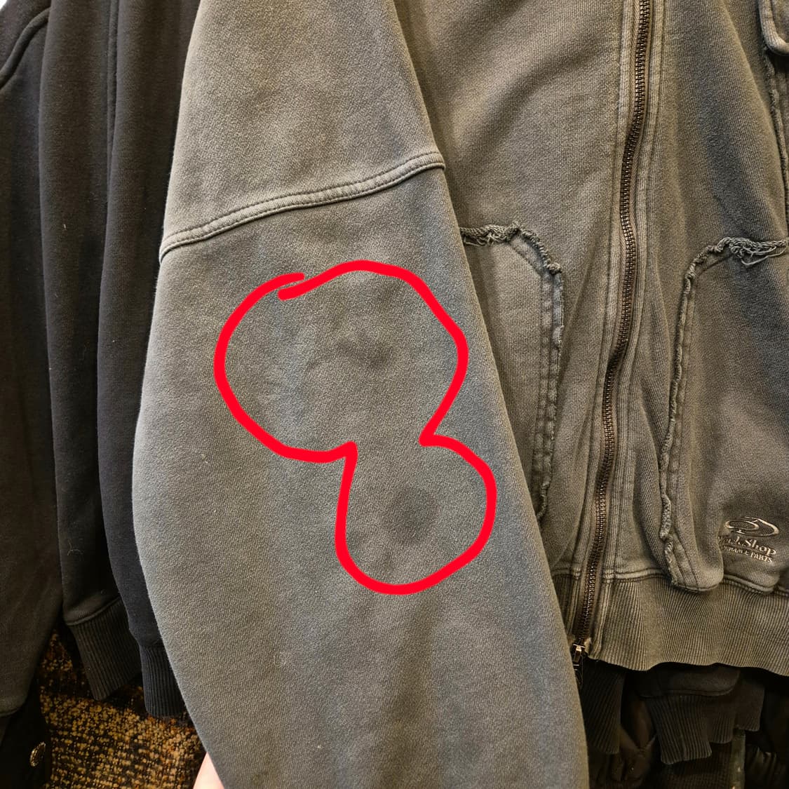 L 피그먼트워싱 오버핏 후드집업  상품이미지8