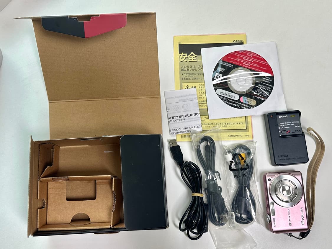 카시오 엑슬림 z1080 핑크 상품이미지1