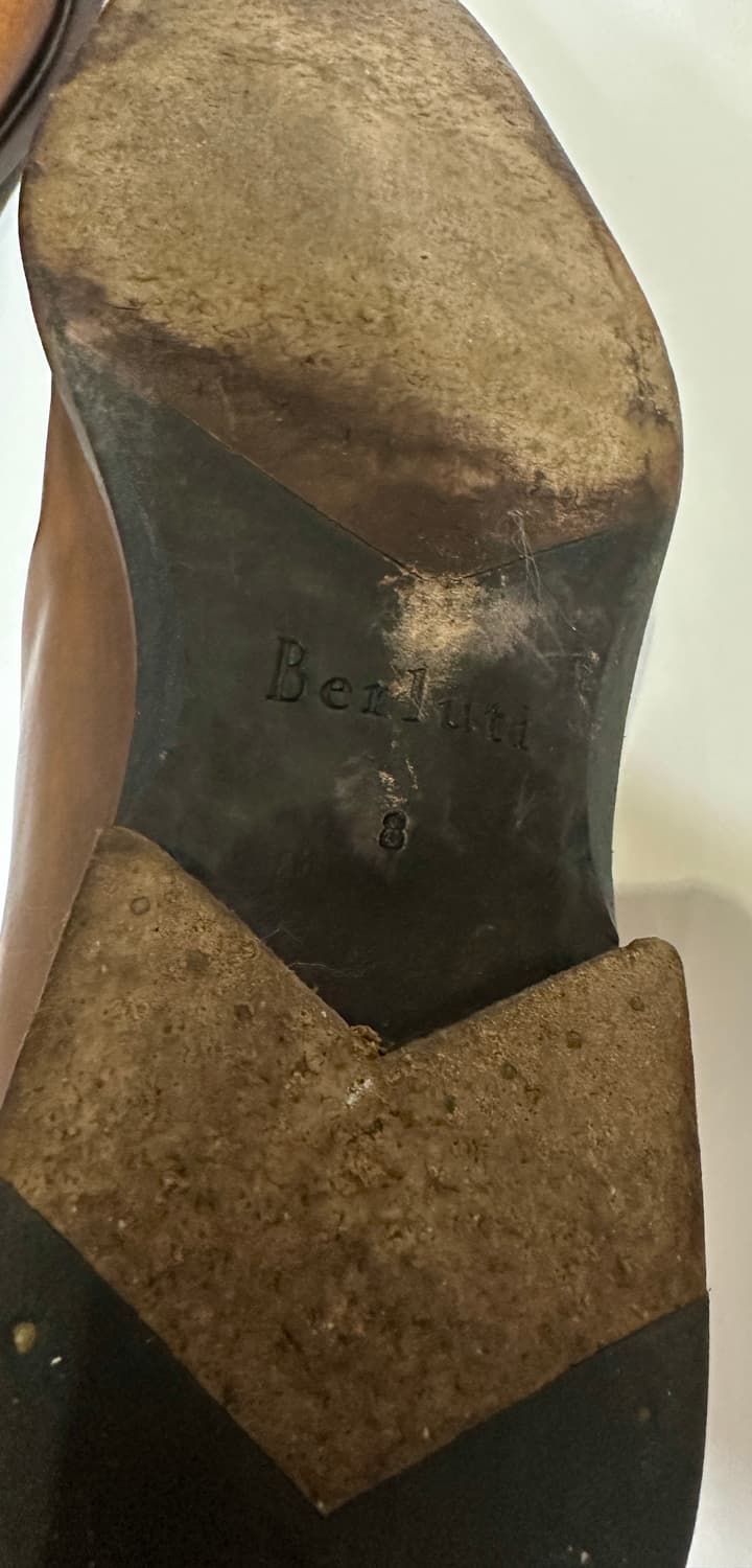 벨루티 알레산드로 레더 브라운 슈즈 270 상품이미지4