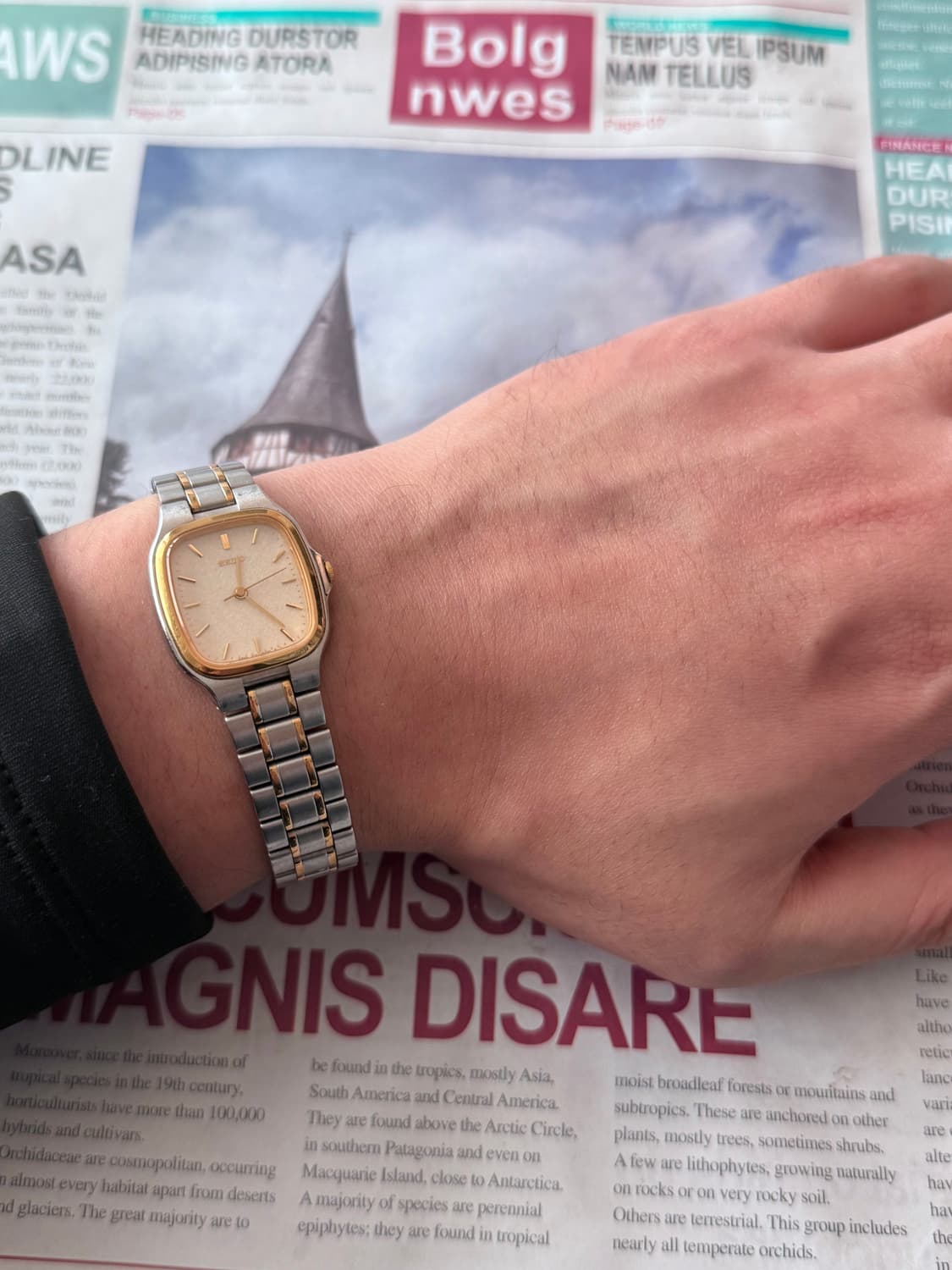 세이코 Seiko 쿼츠 콤비 공용 상품이미지4