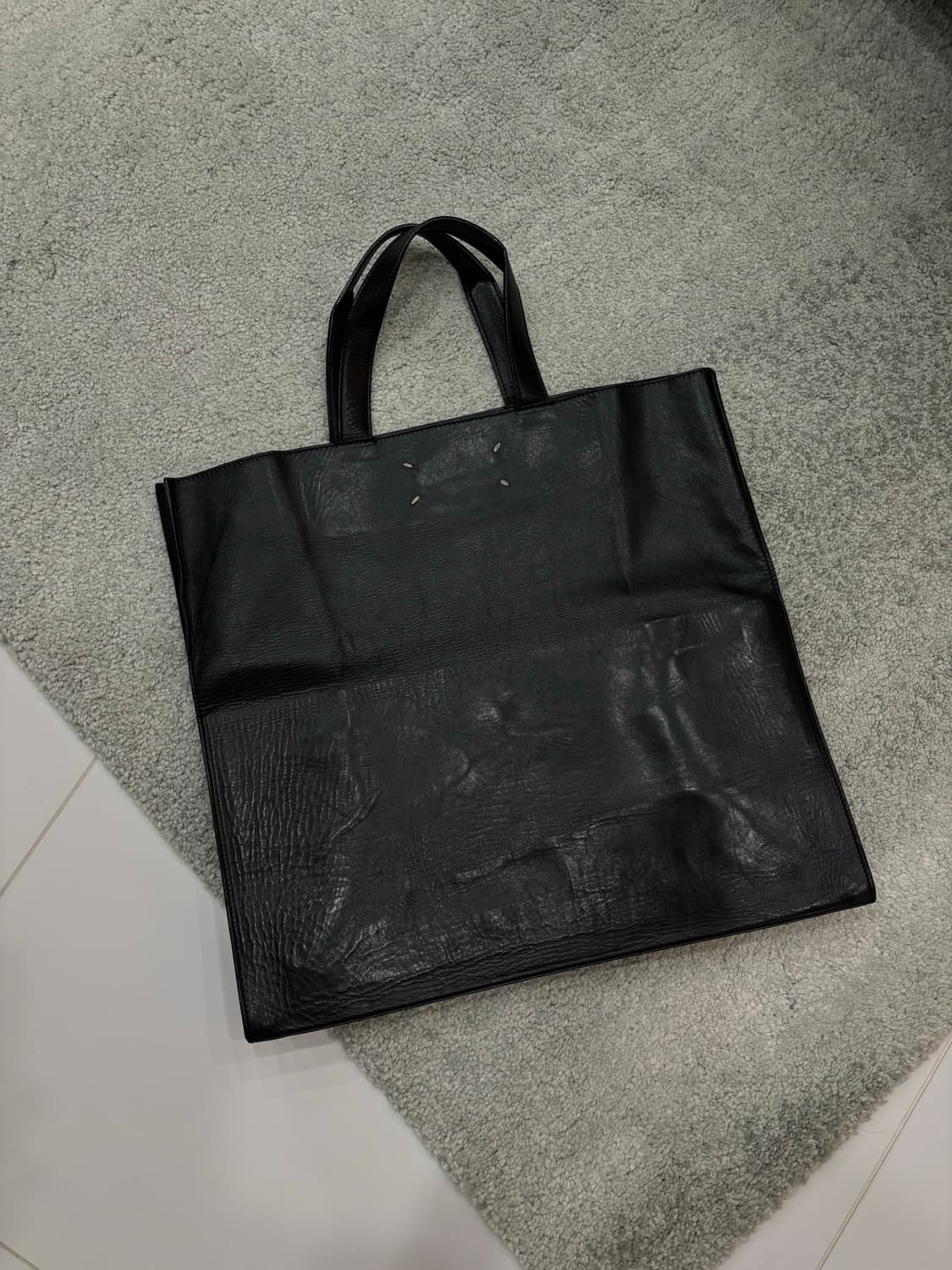 마르지엘라 / 폴디드 토트백 블랙 상품이미지1