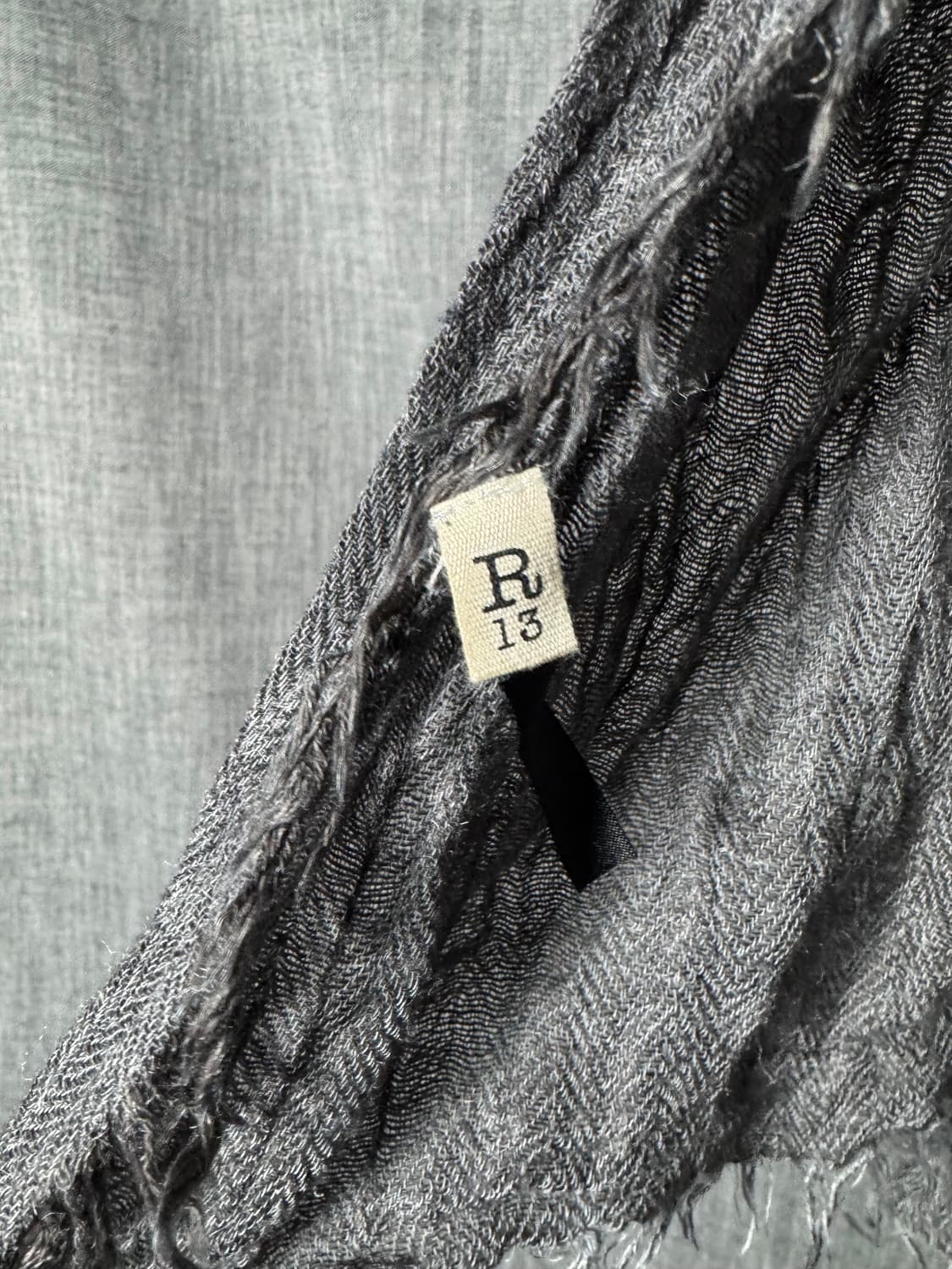 R13 디스트로이드 빈티지 머플러 상품이미지7