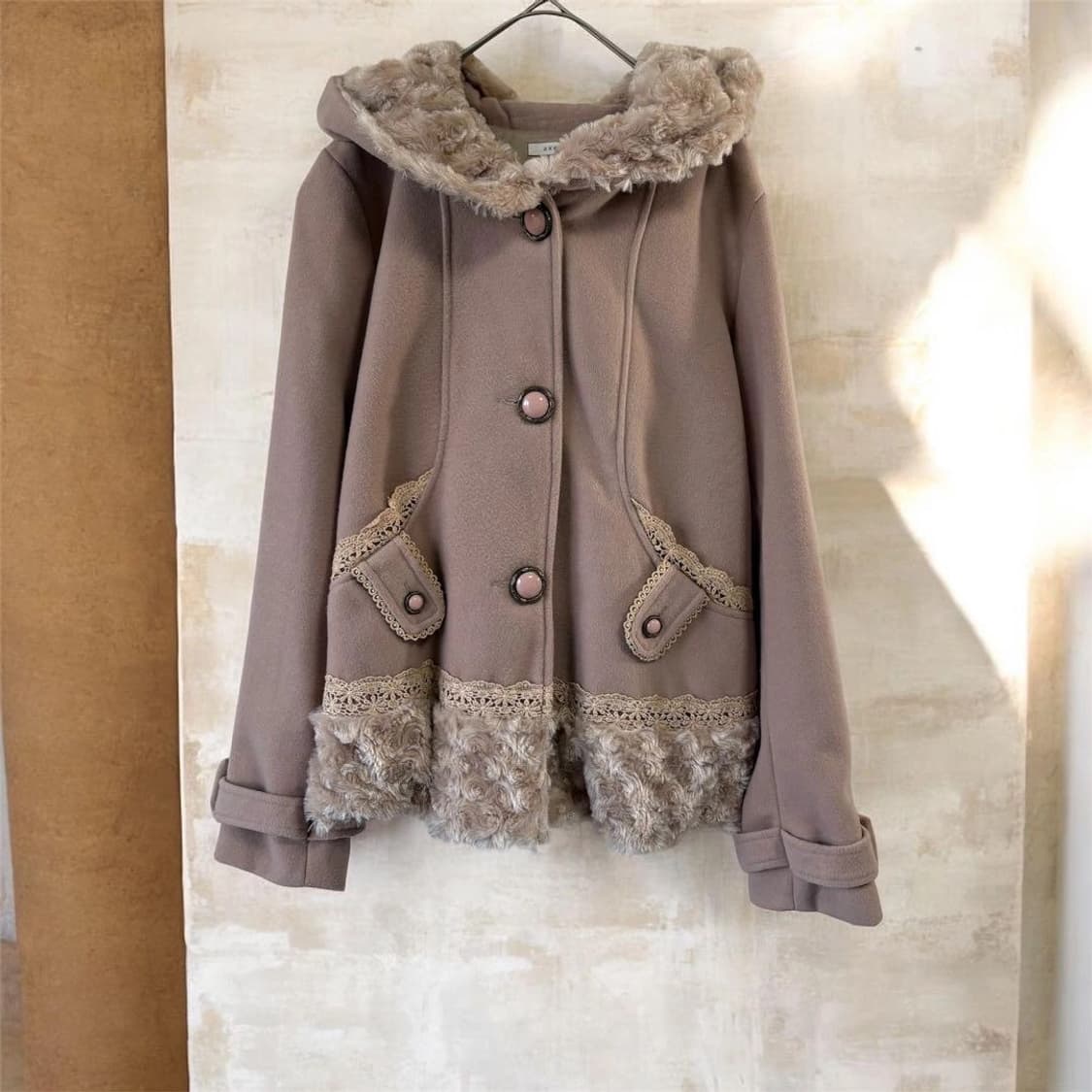 대장급) 엑시즈팜 히메갸루 리떼갸루 코트 짜잔씨 일본빈티지 상품이미지1