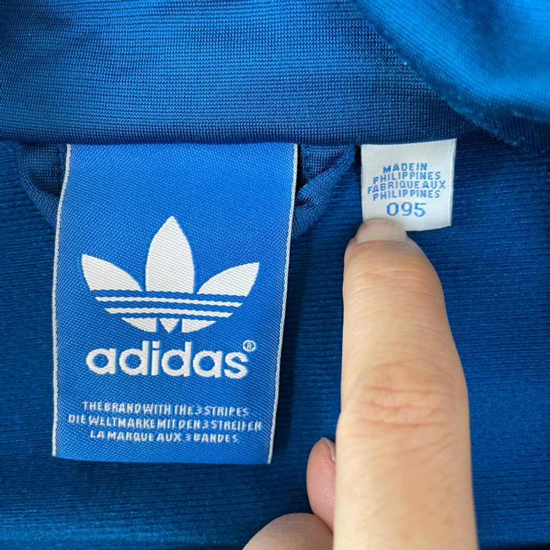 95 아디다스 파이어버드 블루 주황 져지 상품이미지4
