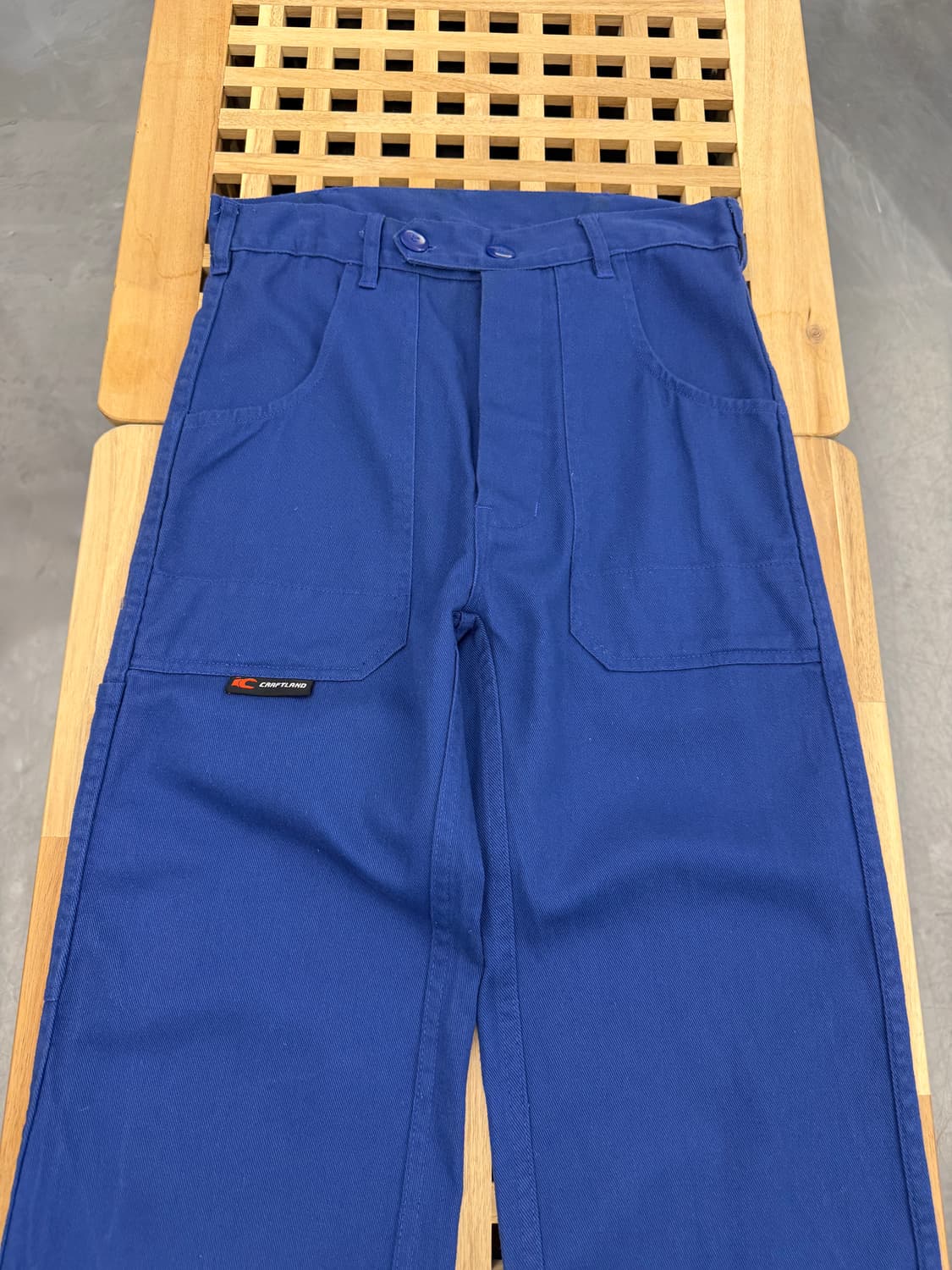 1990s CRAFTLAND FRENCH BLUE 프렌치워크팬츠 상품이미지3