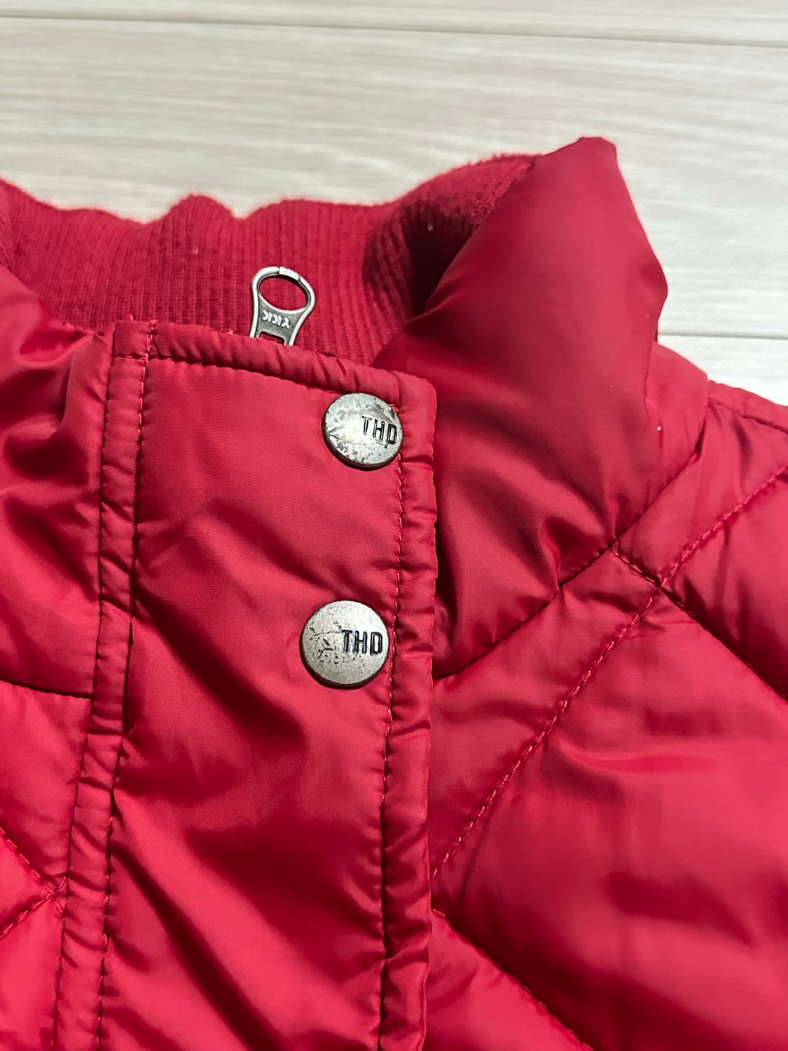타미 힐피거 퀼팅 자켓 / 레드 / XS 상품이미지6