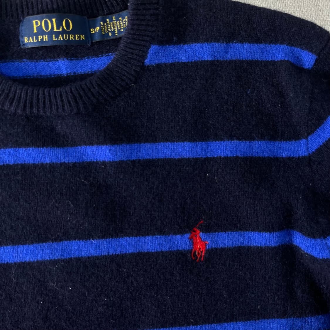 95 폴로랄프로렌 램스울 스트라이프 니트 상품이미지3