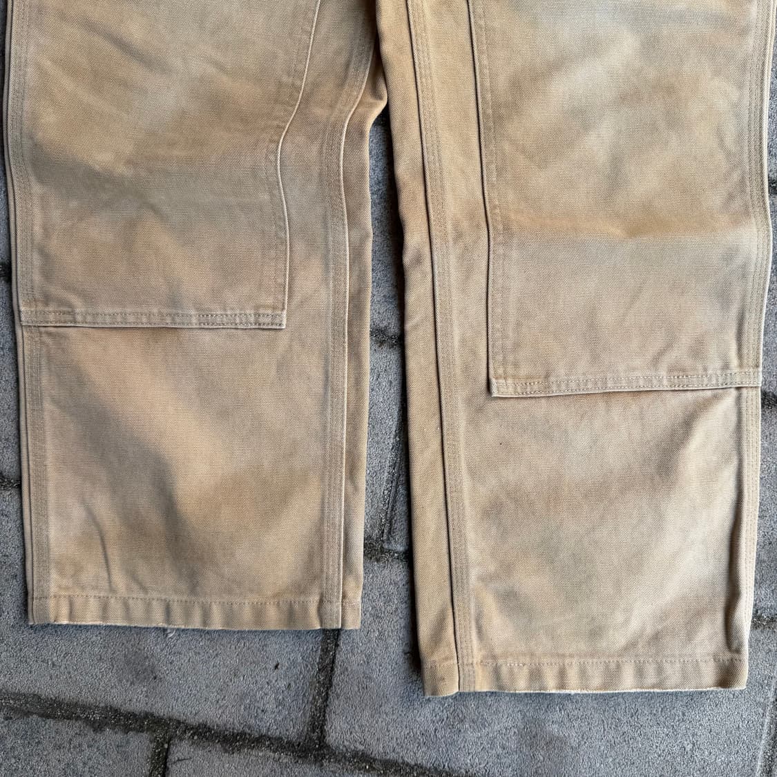 USA 칼하트 B01 BRN 더블니 카펜터 워크 팬츠 상품이미지4