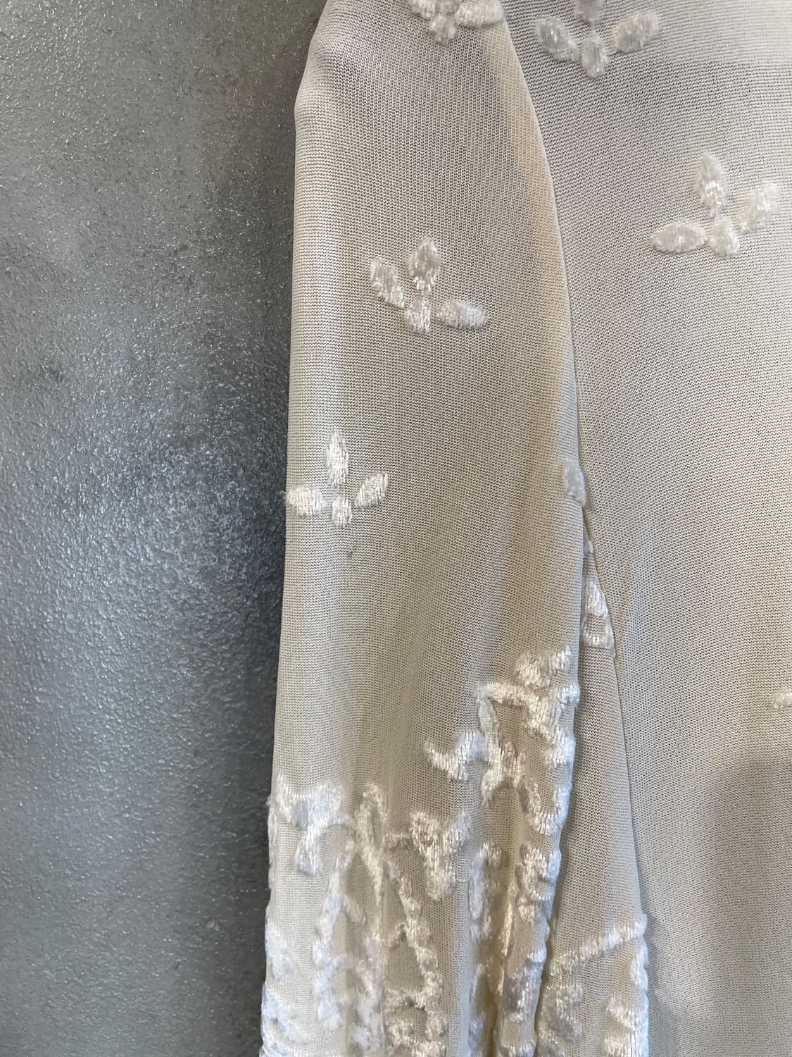 90s 조르지오 아르마니 벨벳 시어 탑 상품이미지8