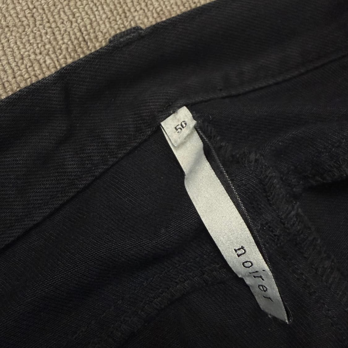 noirer 노이어 부츠컷 블랙데님 50  상품이미지4