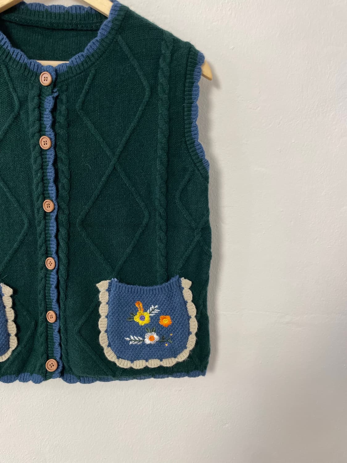 빈티지 니트 베스트  상품이미지3