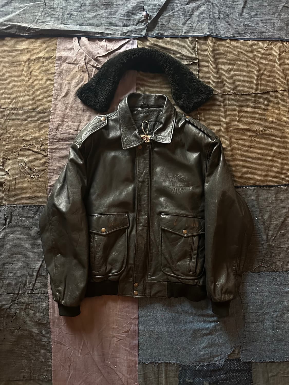 Vintage Harley Davidson Leather Jacket 상품이미지1