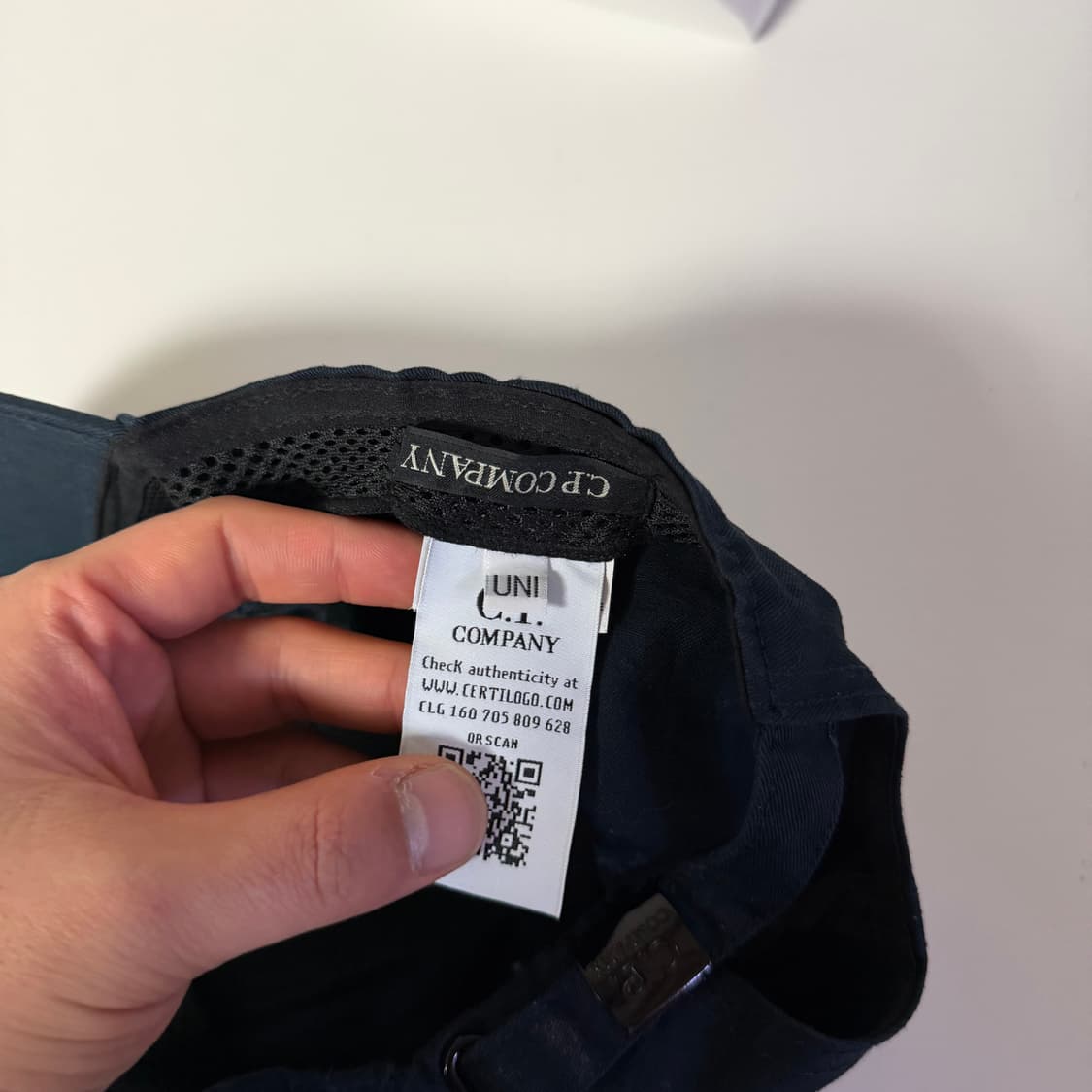 C.P. Company 로고 네이비 볼캡 상품이미지6